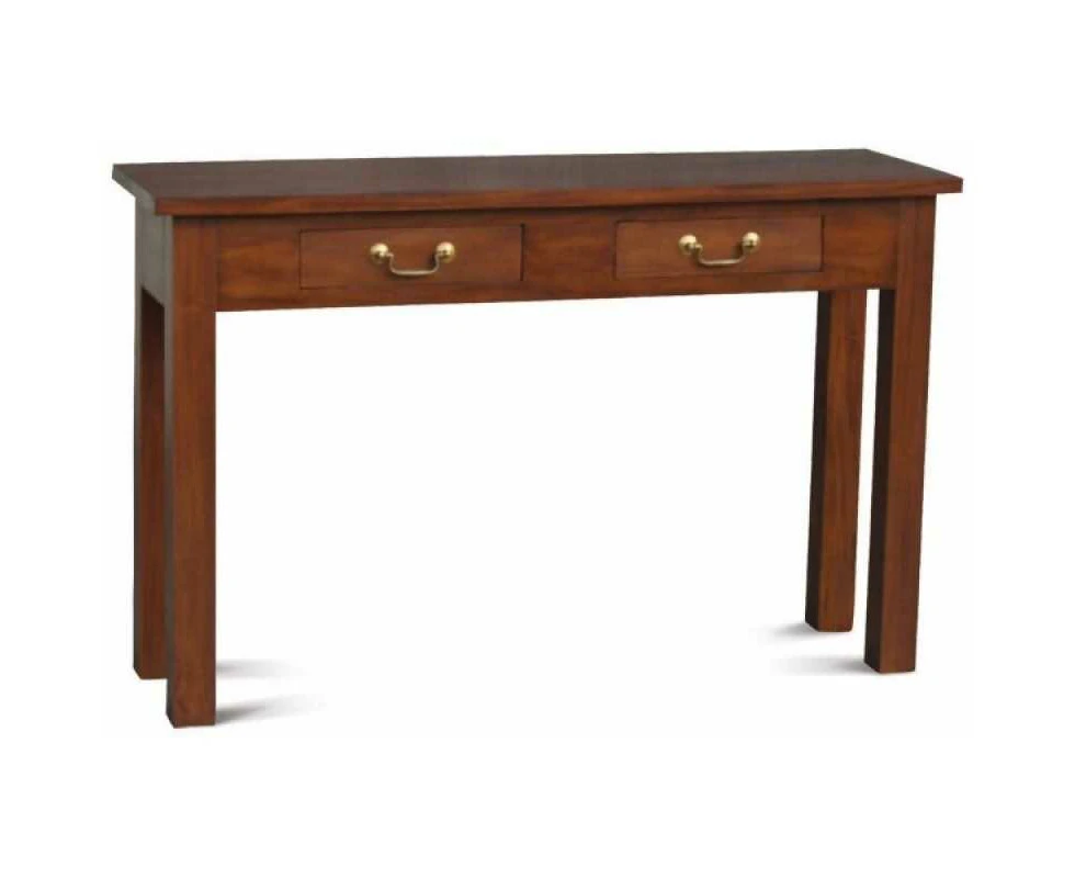 CT Tasmania 2 Drawer Straight Leg Sofa Table