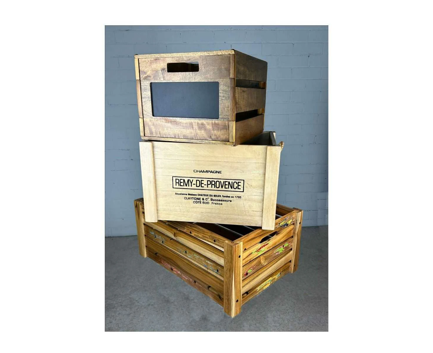 CR Blackboard Solid Timber Crate