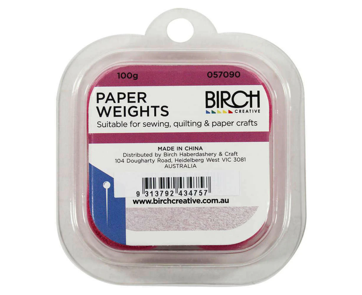 Birch Paper Weights Purple Quilting Sewing Craft DIY