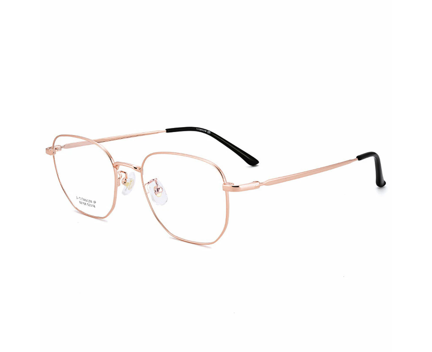 Titanium Anti-Blue-Light Flat Light Glasses,golden