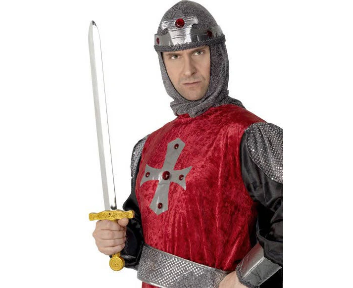 Novelty Noble Knight Sword Genuine Smiffys - New