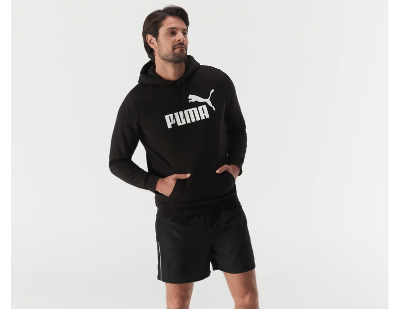 Puma Men's Essentials Big Logo Hoodie - Black