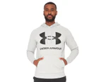 Under Armour Men's UA Rival Fleece Big Logo Hoodie - Light Grey