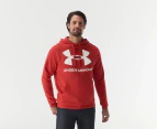 Under Armour Men's Rival Fleece Big Logo Hoodie - Red Onyx