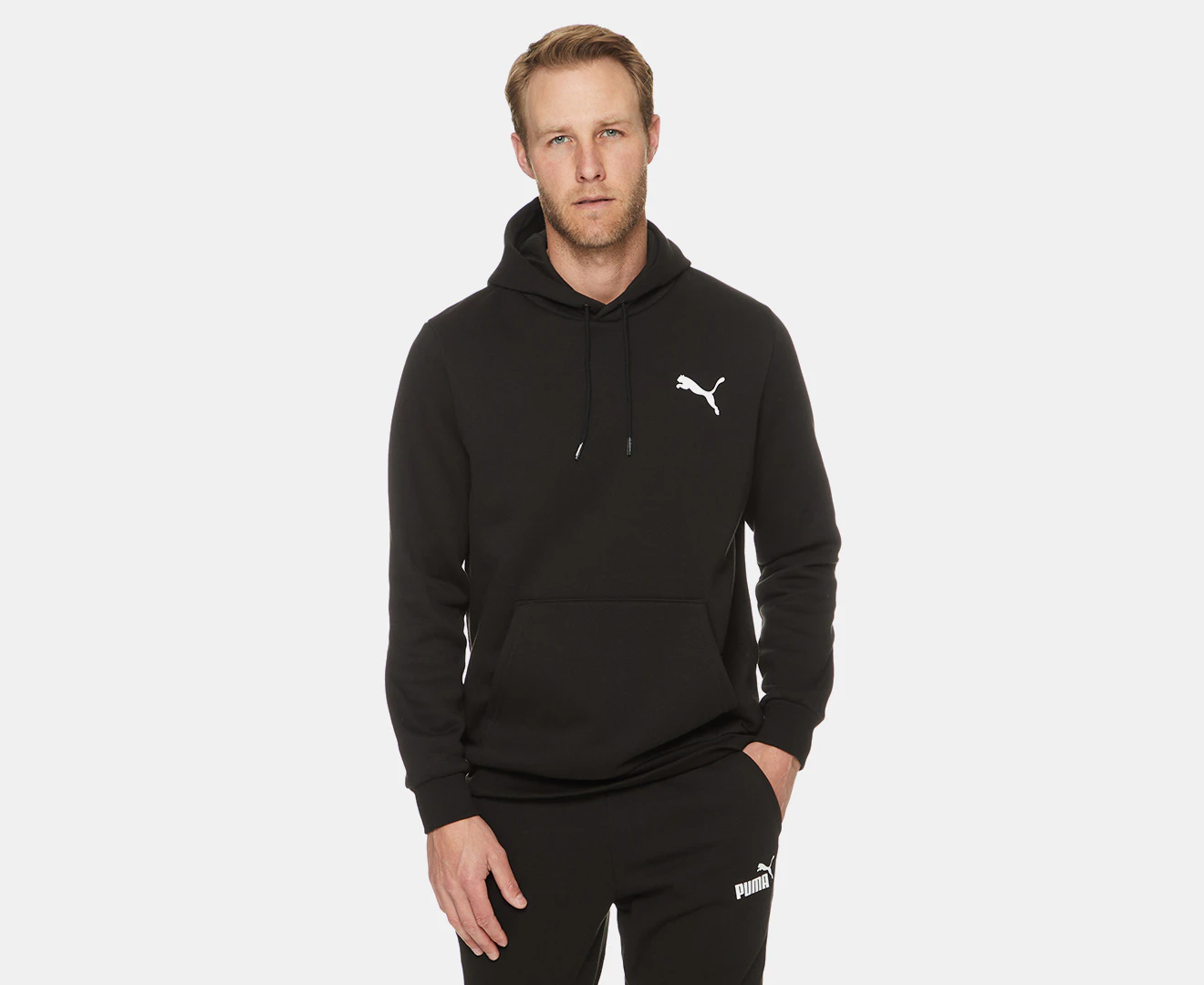 Puma Men's Essentials Small Logo Hoodie - Puma Black