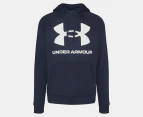 Under Armour Men's Rival Fleece Big Logo Hoodie - Midnight Navy