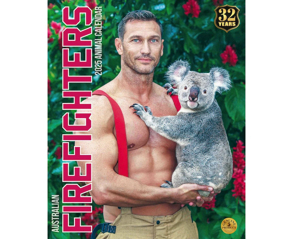 2025 Australian Firefighters Mixed Animal Wall Calendar