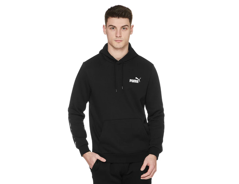 Puma Men's Essentials+ Tape Hoodie - Black