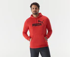 Puma Men's Essentials Big Logo Hoodie - High Risk Red