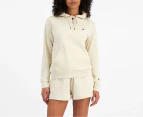 Champion Women's French Terry C Logo Hoodie - Oat Milk Latte