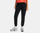 Champion Women's Script Tonal Cuff Trackpants / Tracksuit Pants - Black