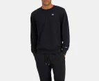 Champion Men's French Terry C Logo Crew Sweatshirt - Black