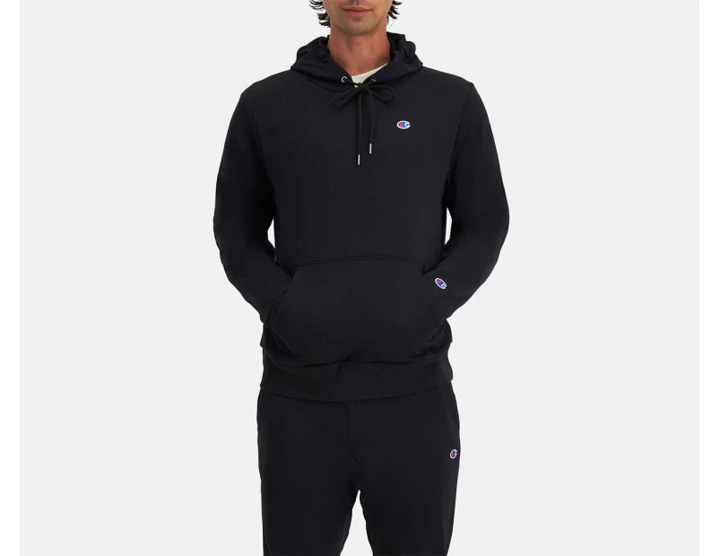 Champion Men's French Terry C Logo Hoodie - Black