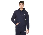 Puma Men's Essentials Small Logo Hoodie - Peacoat