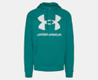 Under Armour Men's Rival Fleece Big Logo Hoodie - Coastal Teal