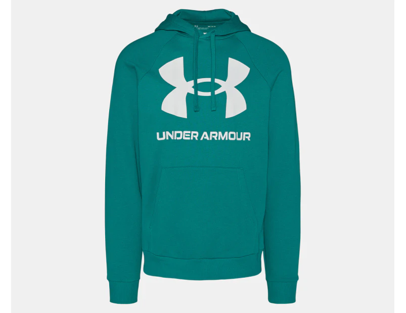 Under Armour Men's Rival Fleece Big Logo Hoodie - Coastal Teal