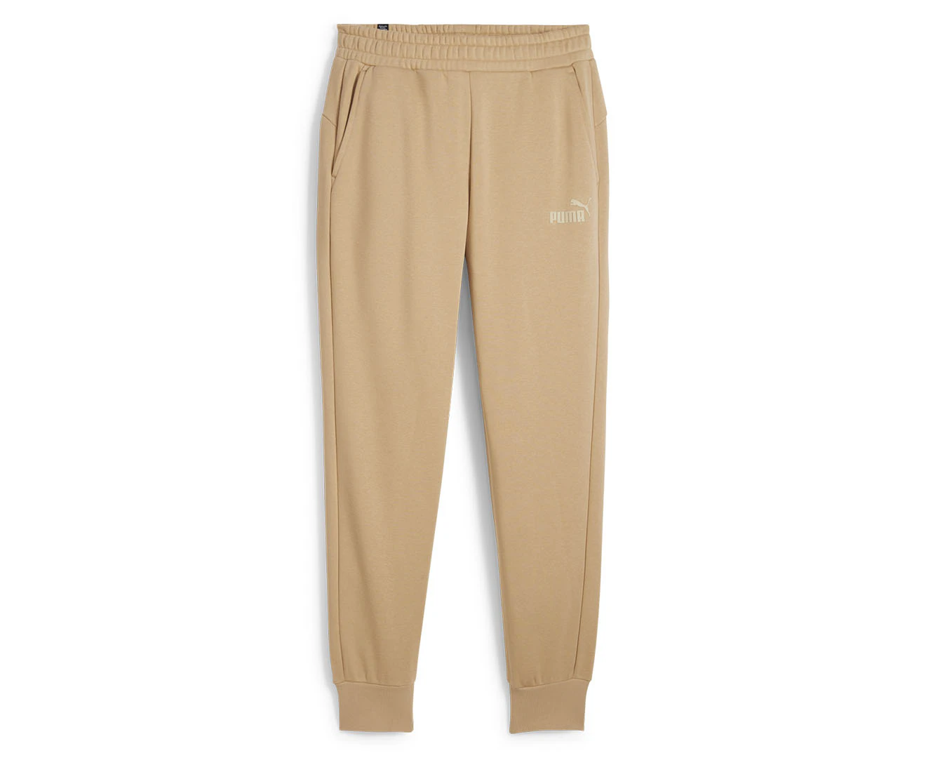 Puma Men's Essentials Logo Fleece Trackpants / Tracksuit Pants - Prairie Tan