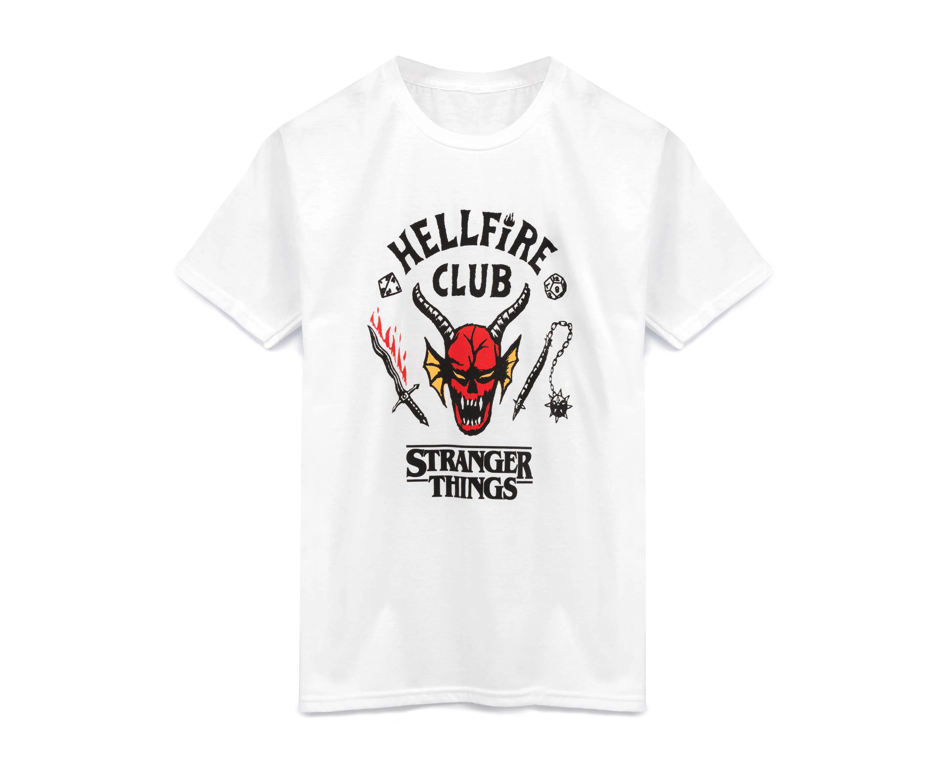 Stranger Things Unisex Kids Short Sleeved T-Shirt (White)