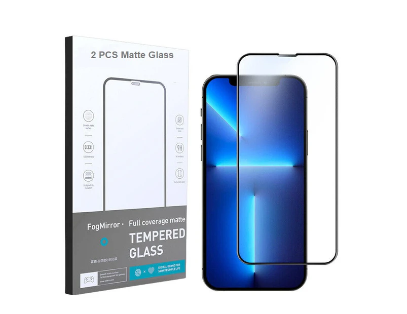 Anti-Glare Matte Tempered Glass Screen Protector For iPhone 12 Pro Max - 2 Pack