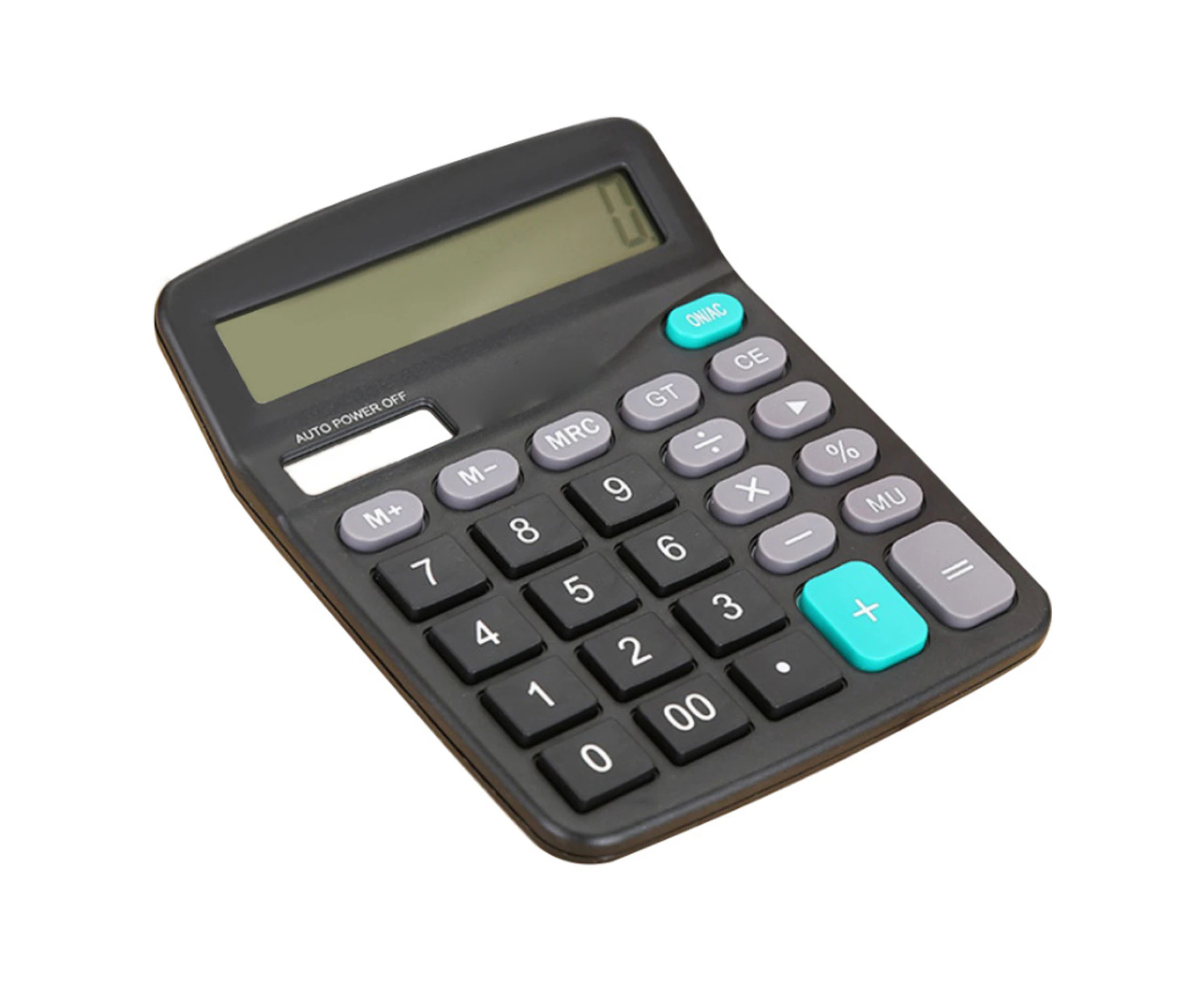 Home and Office Solar Powered Calculator - Black