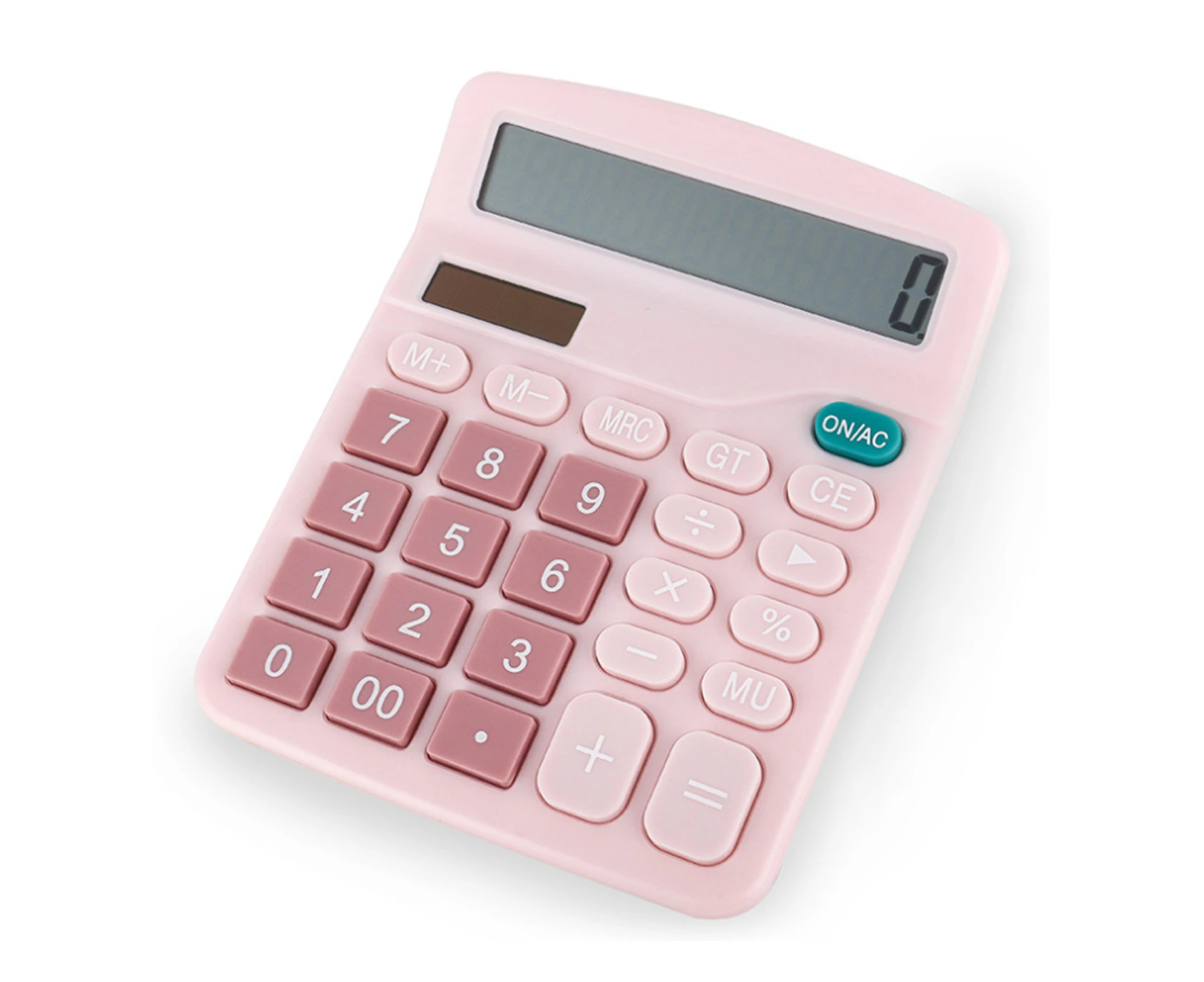 Home and Office Solar Powered Calculator - Pink