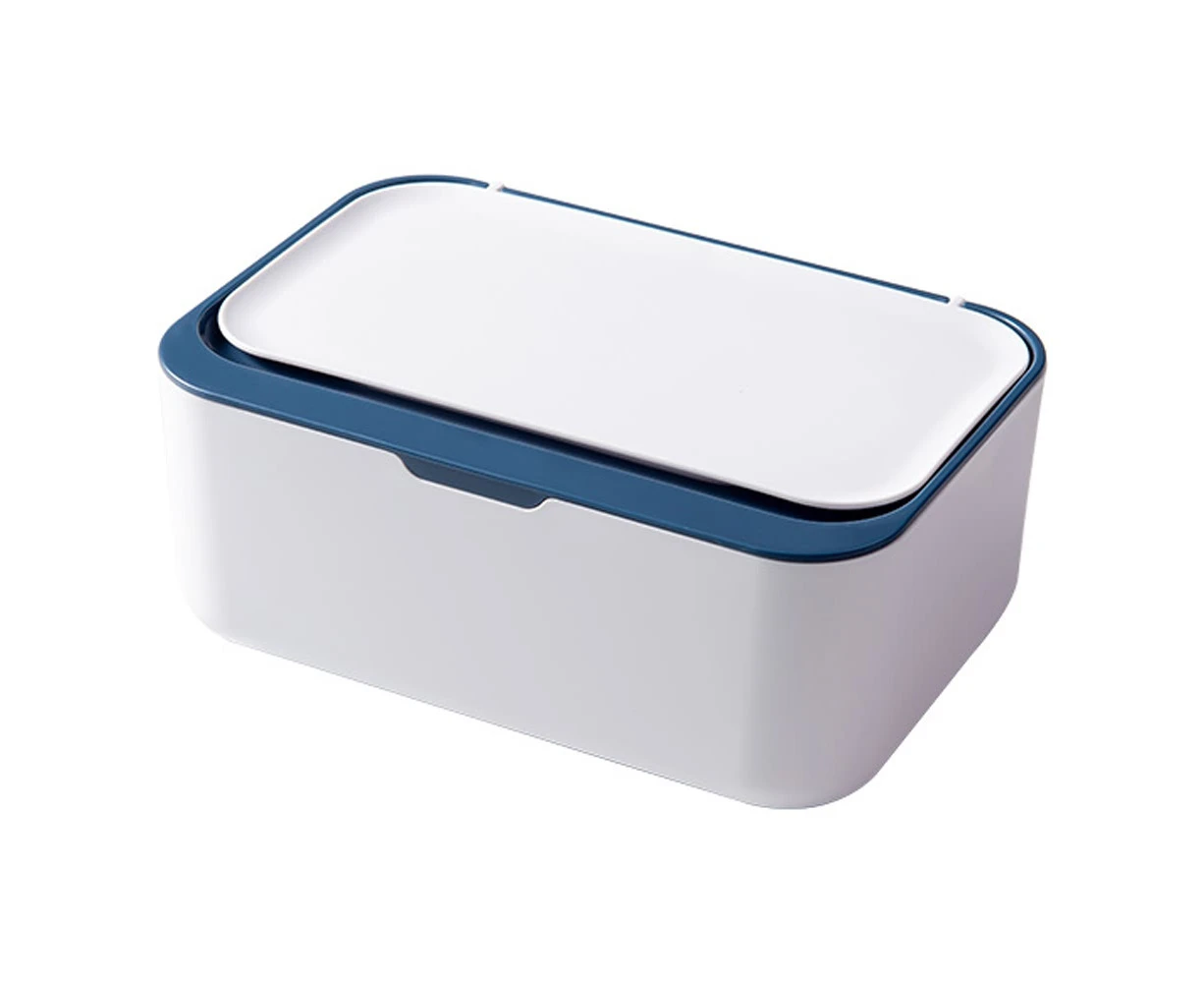 Wipe Holder Wipe Dispenser Wipes Napkin Storage Box Wet Tissue Box Blue