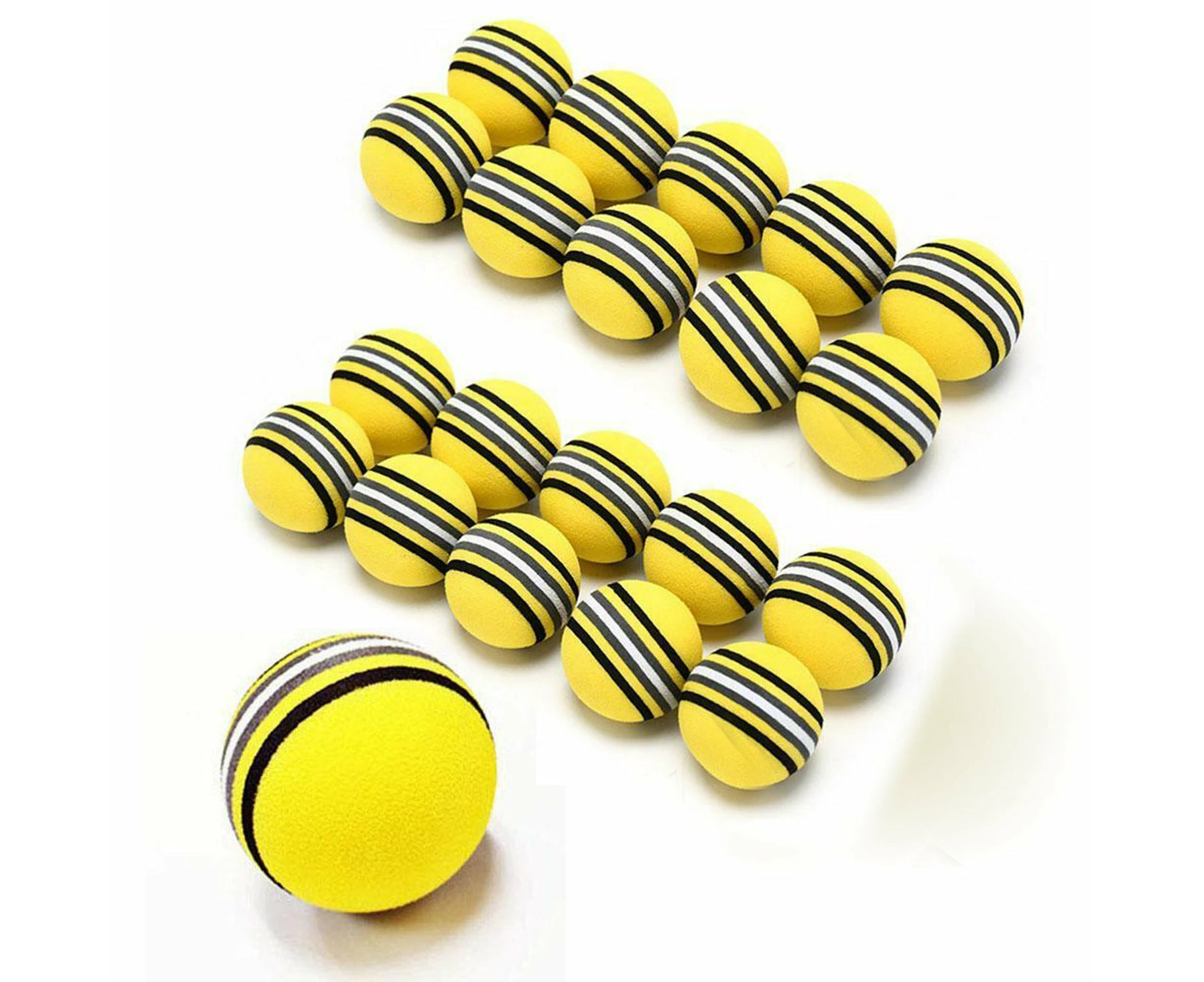 Yellow Golf Training Balls - 50x