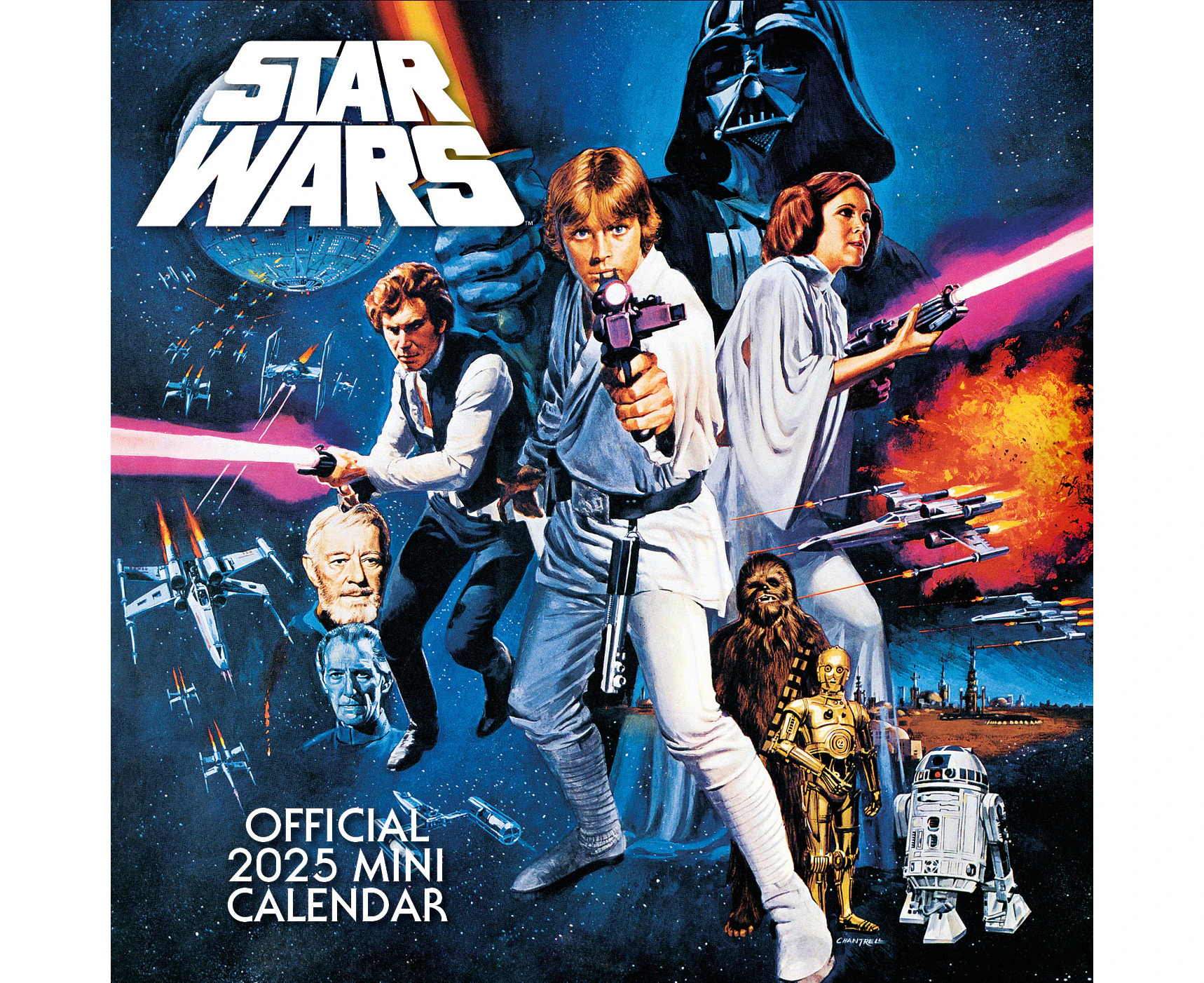 2025 Calendar Star Wars Classic Mini Wall Danilo I71605