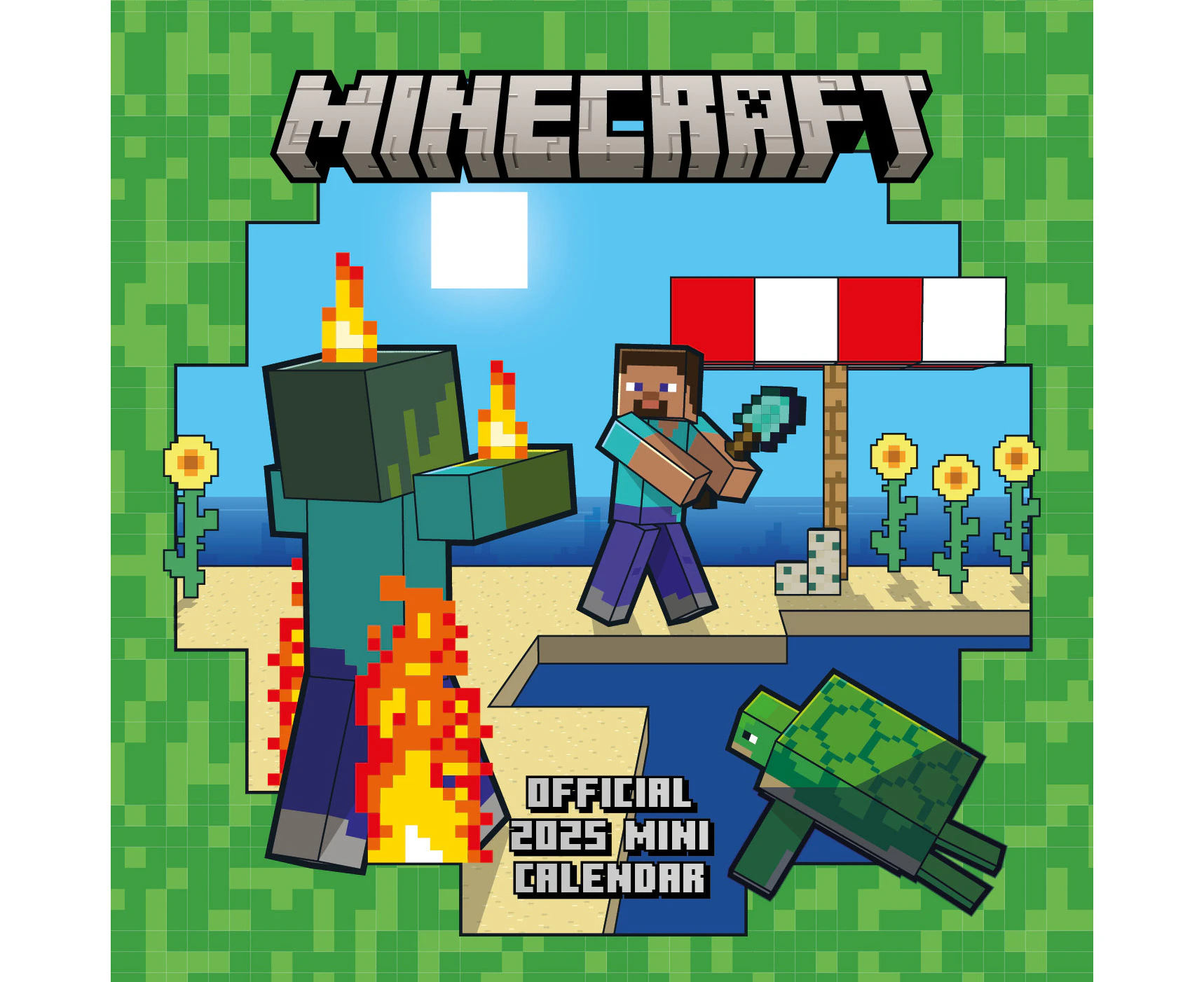 2025 Calendar Minecraft Official Mini Wall Danilo I71575