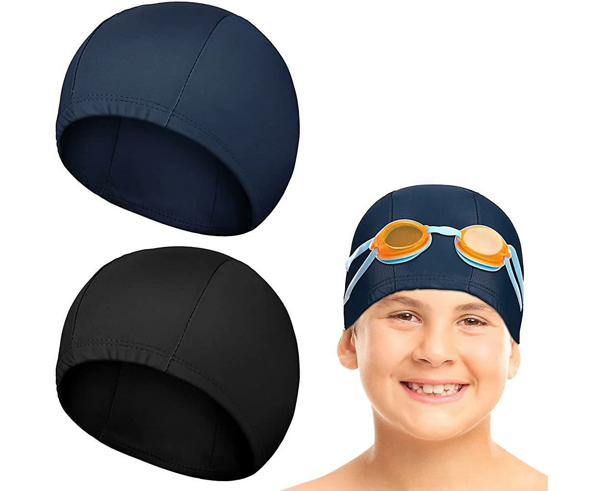 2 Pieces Swim Cap For Kids Swimming Caps Unisex Swim Cap Waterproof Swim Cap