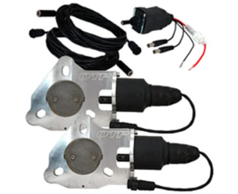 Quicktime Performance 2-1/4" Dual Electric Exhaust Cutout Kit Includes Electric Valve, Toggle Switch & Wiring