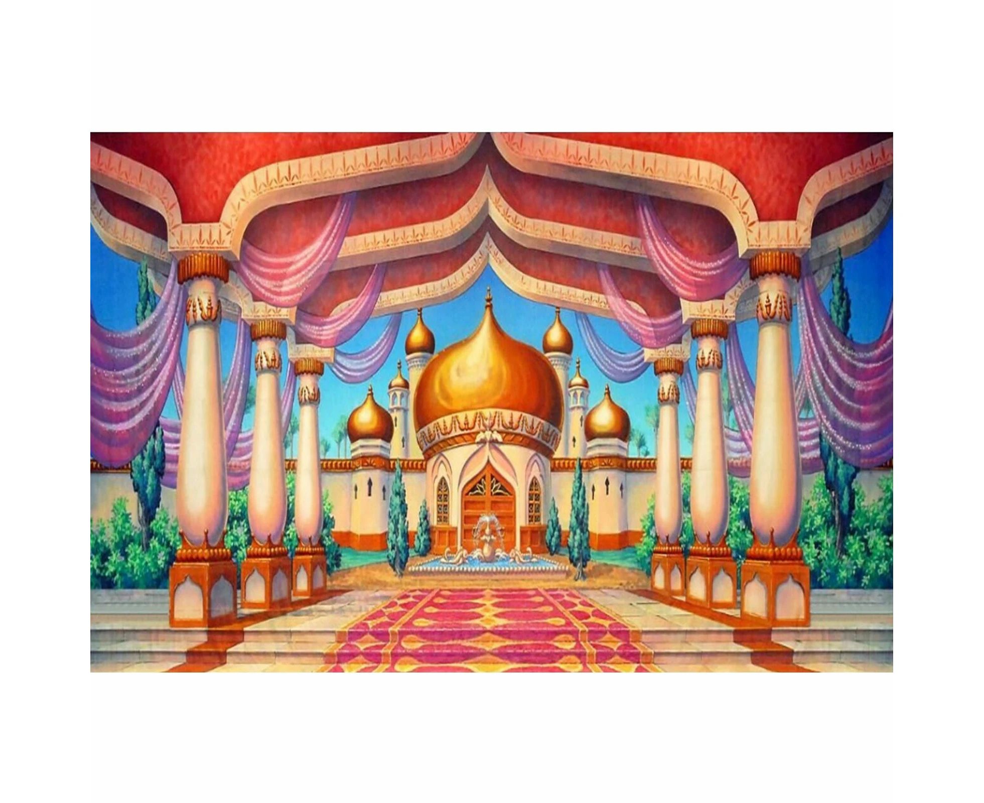 Arabian Palace Large Printed Fabric Backdrop