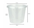 Plastic Round Takeaway Containers With Lids 700ml (Pack of 5)