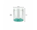 Clear Plastic Round Screw Top Jar 470ml