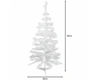 Artificial White Tabletop Christmas Tree 90cm