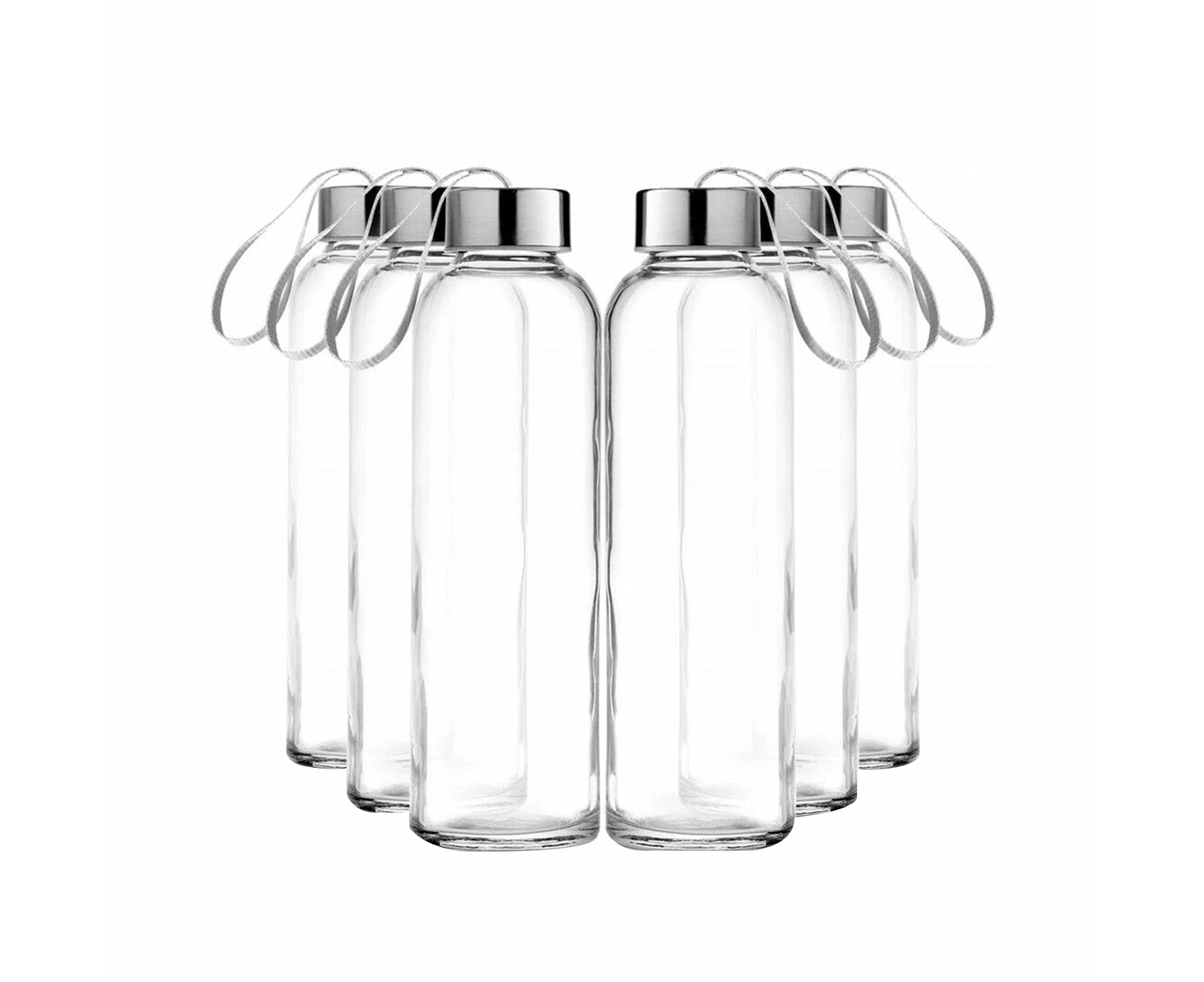 Ribbon Handle Big Water Glass Container Bottle