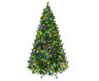 Jingle Jollys Christmas Tree 2.1m Xmas Tree Decoration 8 Light Mode Multi Colour