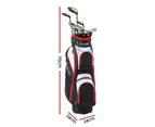 Everfit Golf Clubs Set Men Right Handed Golf Wedges Alloy Driver Golf Stand Bag