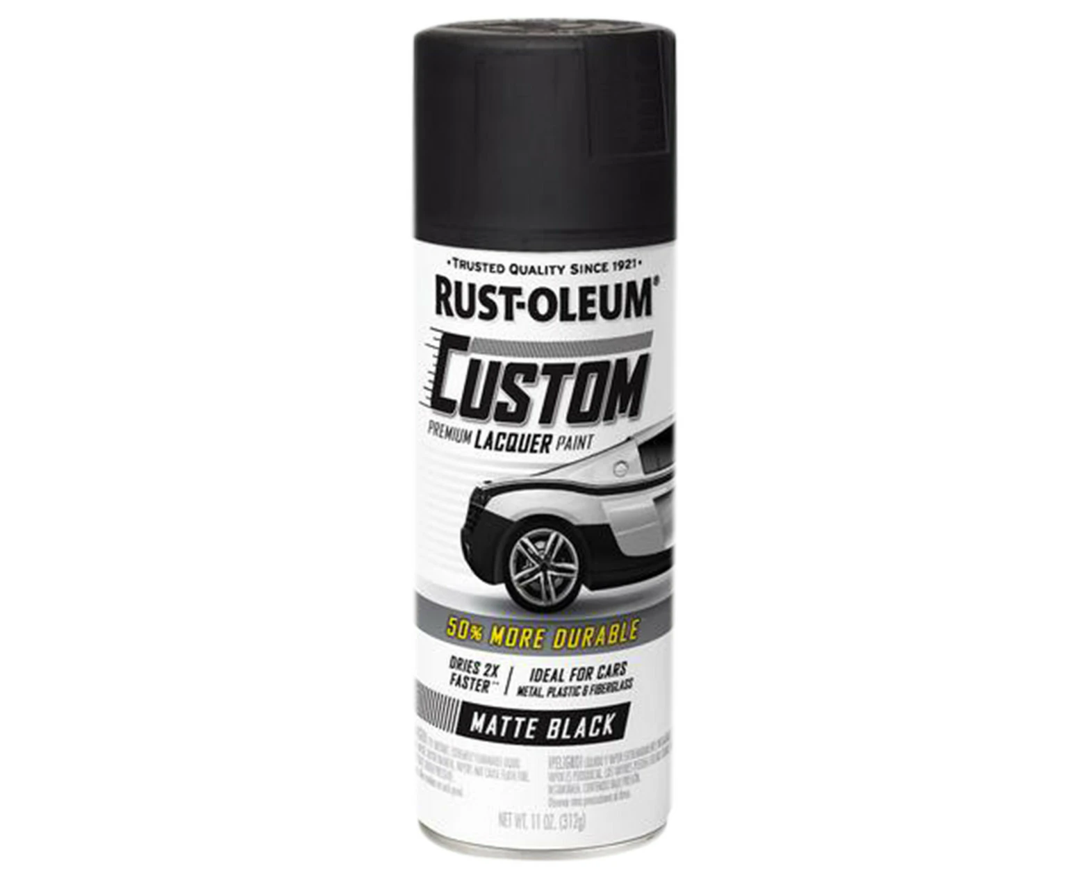 Multi Bundle Rust-Oleum Automotive Premium Custom Lacquer Spray Paint 311g - Matt Black x 6