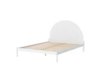 Artiss Bed Frame Queen Size Wooden White DALY