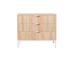 Artiss 3 Chest of Drawers  - LURA Pine