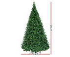 Jingle Jollys Christmas Tree 2.1m Xmas Tree Decorations 1134 LEDs