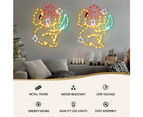 Jingle Jollys Christmas Lights 48cm Motif 216 LED Rope Light Outdoor Decoration