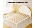 Artiss Bed Frame Queen Size Wooden White DALY