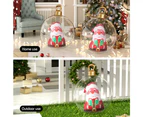 Jingle Jollys Christmas Inflatable Ball 60cm Santa Decoration Giant Bauble Clear