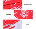 Jingle Jollys Christmas Tree Skirt 120cm Snowflake Ornaments Party Decorations