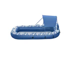 Bestway Inflatable Floating Float Lounger with Sunshade Canopy 1.98Mx1.12M Blue