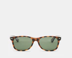 Ray-Ban Unisex Wayfarer RB2132 Polarised Sunglasses - Tortoise/Polar Green