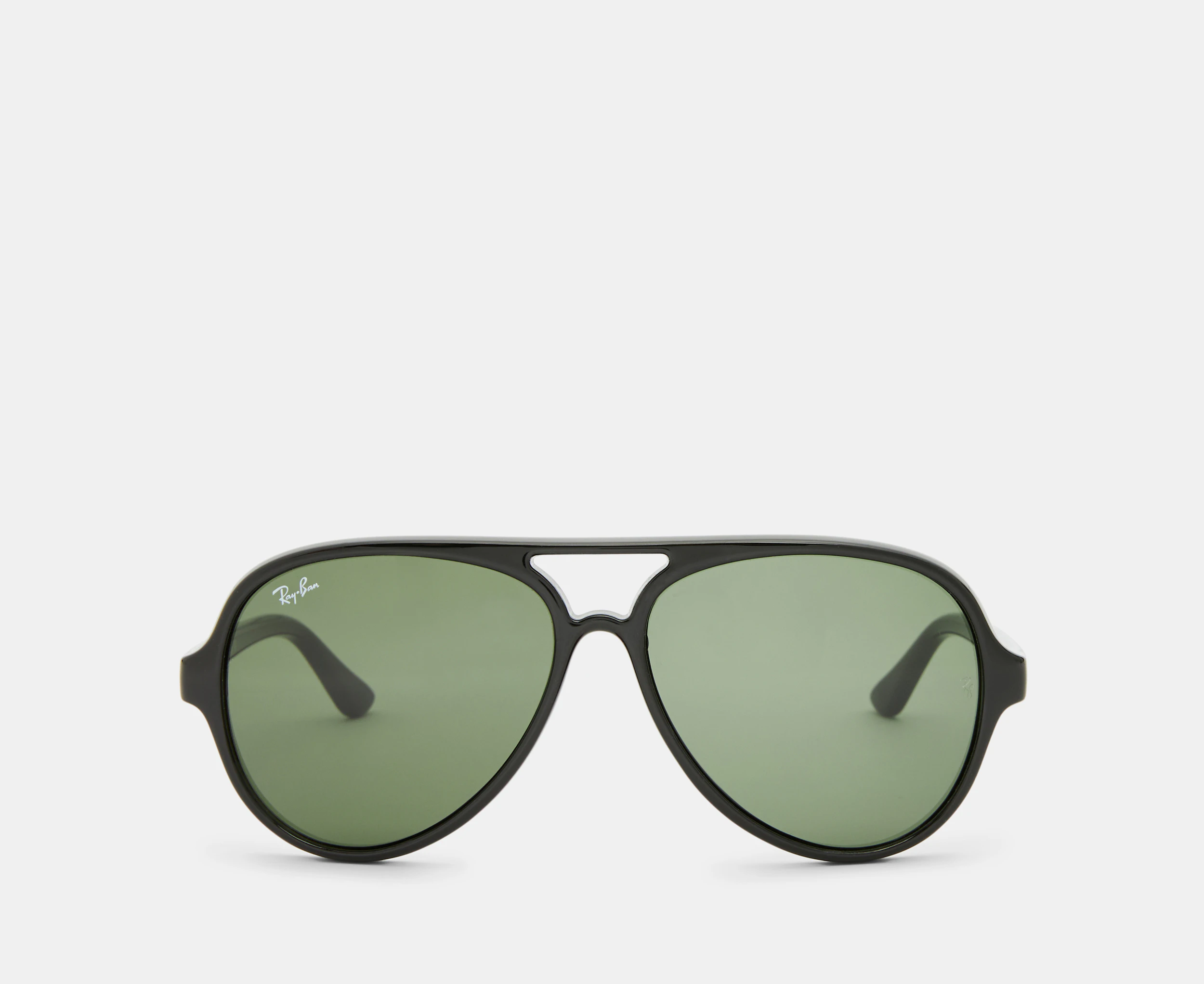 Ray-Ban Women's Cat 5000 RB4125 Sunglasses - Black/Crystal Green