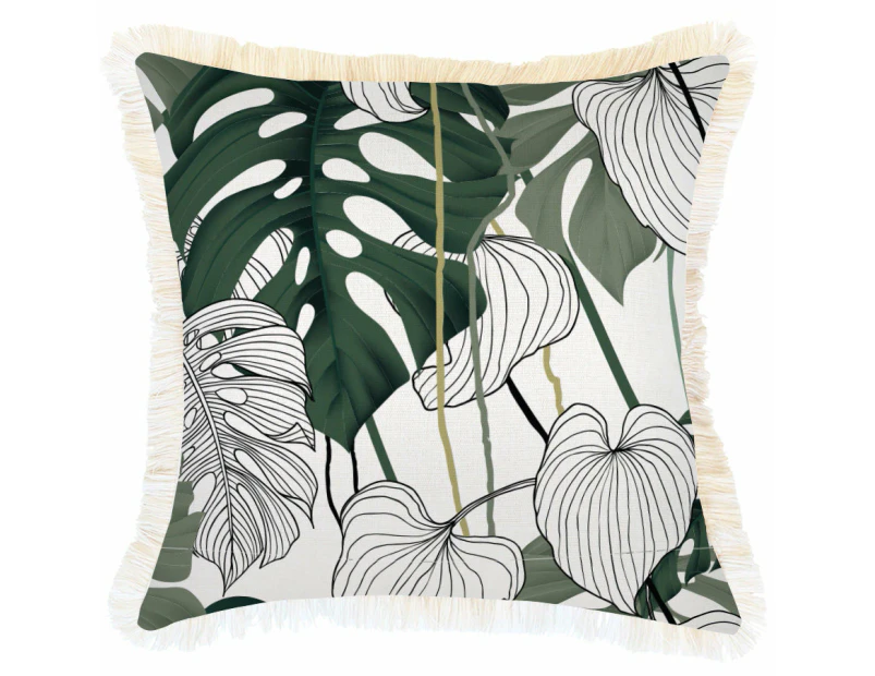 Cushion Cover-Coastal Fringe-Kona-45cm x 45cm